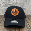 Golf Leather Patch Hat – Black Performance Cap